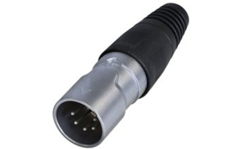 Rean RCX5M-Z-000-0 кабельный разъем XLR male, 5 контактов, ip65