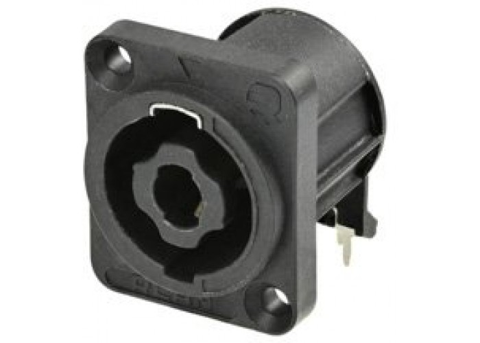 Rean RLS4MDZ-H панельный разъём speakON female 4-контактный, горизонтальный монтаж н