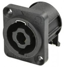 Rean RLS4MDZ-V панельный разъём speakON female 4-контактный, вертикальный монтаж на