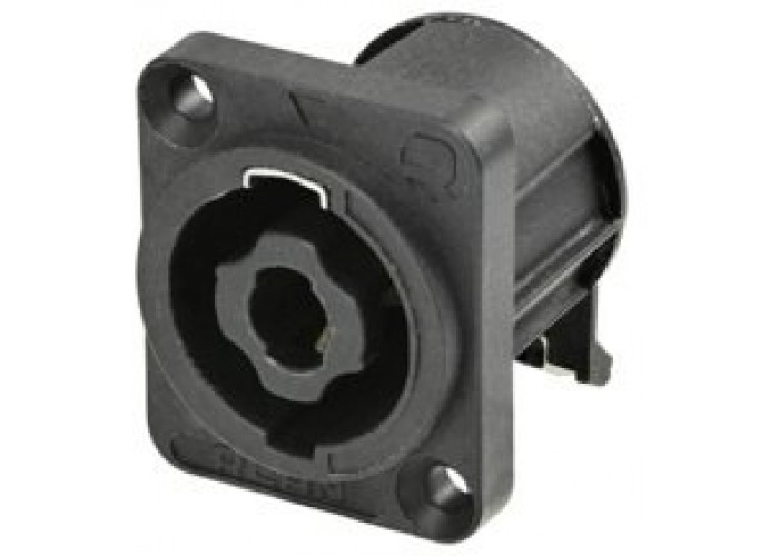 Rean RLS4MDZ-V панельный разъём speakON female 4-контактный, вертикальный монтаж на