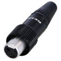 Rean RT3FCT-B кабельный разъем mini XLR