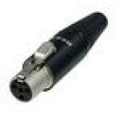Rean RT4FC-B кабельный разъем mini XLR female 4 контакта(аналог ta4f)