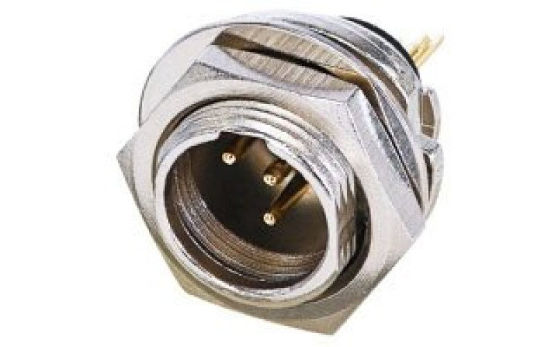 Rean RT4MPR панельный разъем mini XLR male 4 контакта