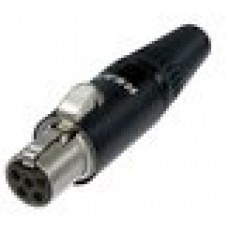 Rean RT5FC-B кабельный разъем mini XLR