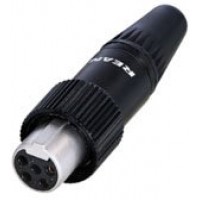 Rean RT5FCT-B кабельный разъем mini XLR female 5 контактов ,винтовой замок