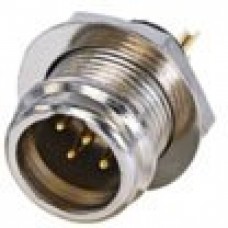 Rean RT5MP панельный разъем mini XLR male, 5 контактов