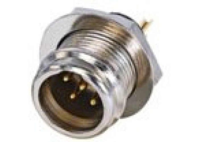 Rean RT5MP панельный разъем mini XLR male, 5 контактов