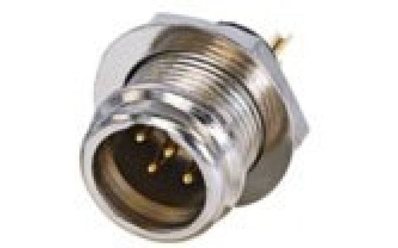 Rean RT5MP панельный разъем mini XLR male, 5 контактов