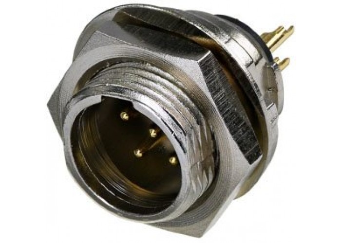 Rean RT5MPR панельный разъем mini XLR male 5 контактов