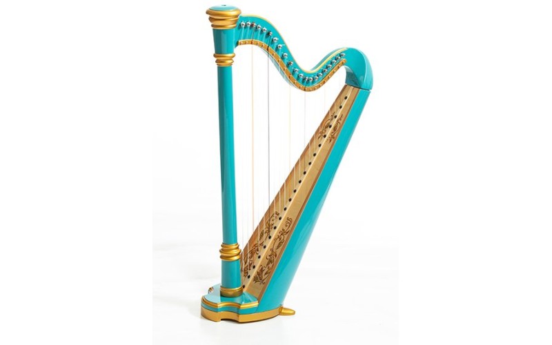 Resonance Harps MLH0016 Capris Арфа 21 струнная (A4-G1), цвет бирюзовый глянцевый