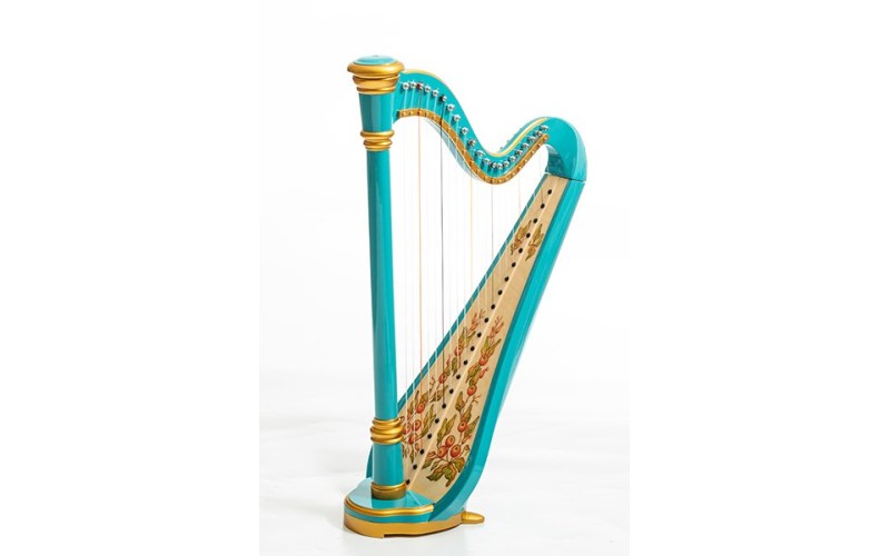 Resonance Harps MLH0026 Iris Арфа 21 струнная (A4-G1), цвет бирюзовый глянцевый
