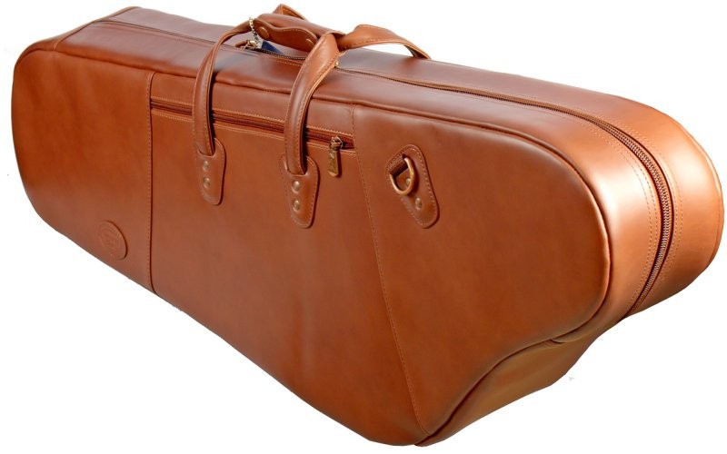 REUNION BLUES 703-15-34 - кожаный чехол для саксофона баритона, (коричневый)