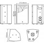 RFIntell KT12 2-полосная АС, сателлит/монитор, 12”+1”, 8Ом, 350Вт, 65-18000Гц, 90°x60°, 123/129дБ,  