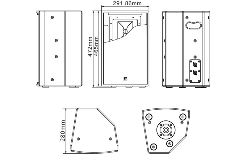 RFIntell KT8 2-пол. АС сат./мон., 8