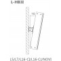 RFIntell L-HB3I WH Белый настенный кронштейн с наклоном и поворотом для L5, L7, L16-CI, L16-CJ, L163