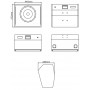 RFIntell PC10 коаксиальная АС окружения, 10”+1”, 90°x90°, 60-20000Гц, 8Ом, 120/126дБ, 400Вт, 372x440