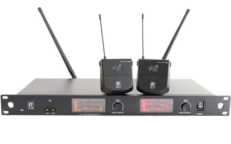 RFIntell QL5R/QL-P-B двухканальная радиосистема