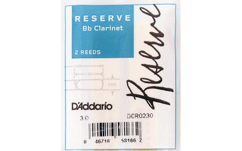 RICO DCR0230 Reserve трости д/кларнета Bb №3 2 шт/уп