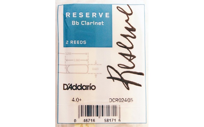 RICO DCR02405 Reserve трости д/кларнета Bb №4+ 2 шт/уп