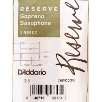 RICO DIR0225 Reserve трости д/сакс сопрано №2,5 2шт/упак
