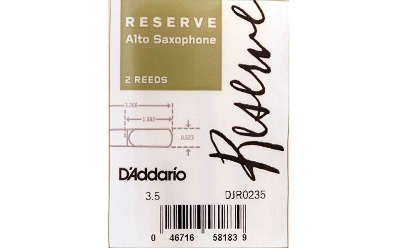 RICO DJR0235 Reserve трости д/сакс альт №3.5, 2 шт/упак