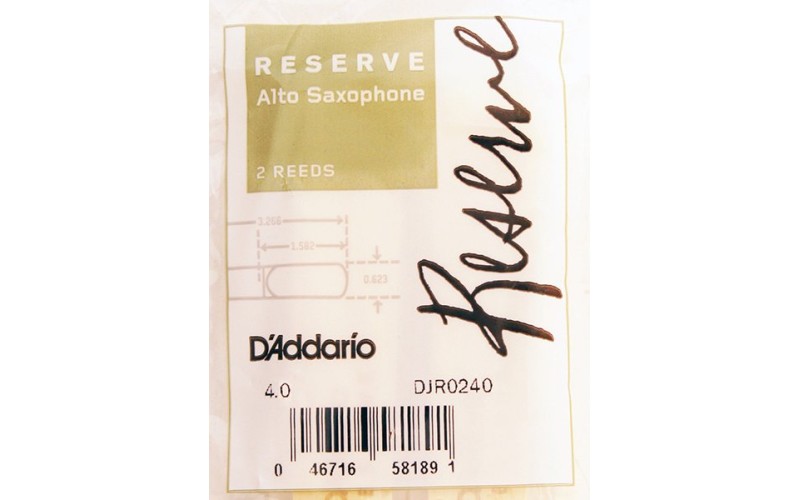 RICO DJR0240 Reserve трости д/сакс альт №4, 2 шт/упак