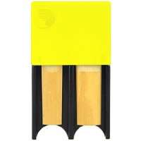 Rico DRGRD4ACYL Reed Guard Футляр для хранения тростей, желтый, малый