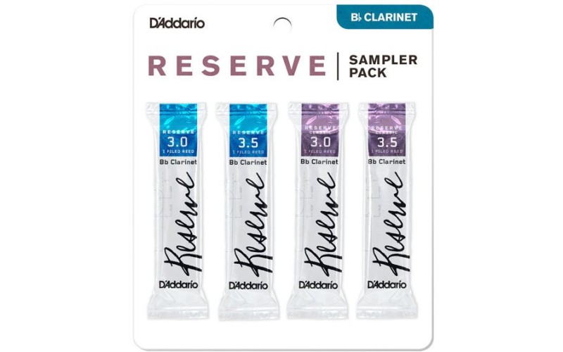 Rico DRS-C30 Reserve Набор тростей для кларнета Bb, размер 3.0-3.5, 4шт