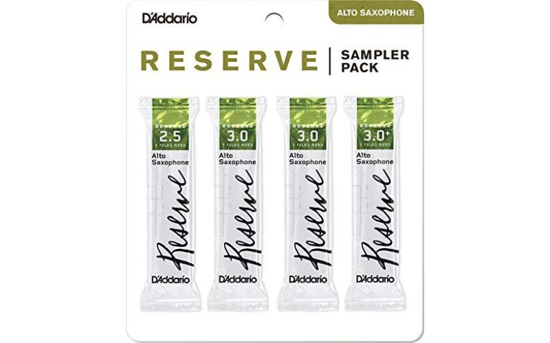 Rico DRS-J25 Reserve Набор тростей для саксофона альт, размер 2.5-3.0+, 4шт