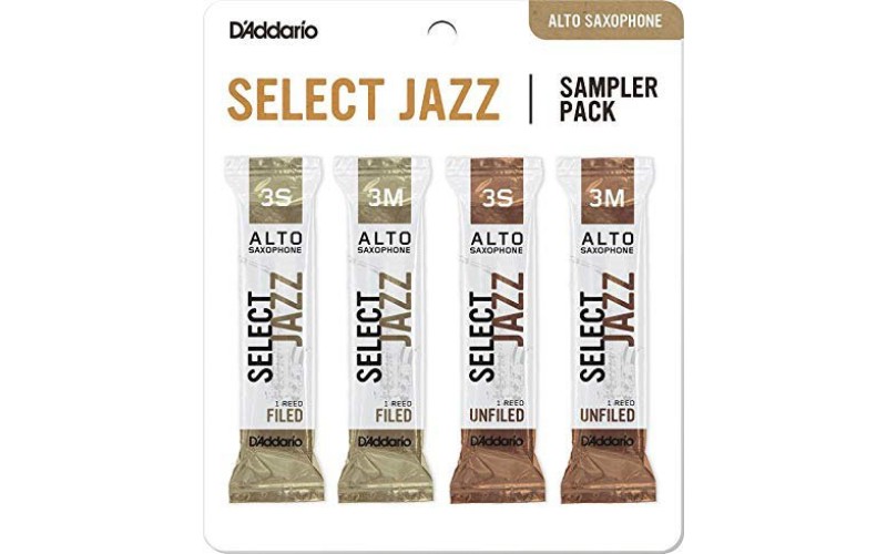 Rico DSJ-J3S Select Jazz Набор тростей для саксофона альт, размер 3S-3M, 4шт