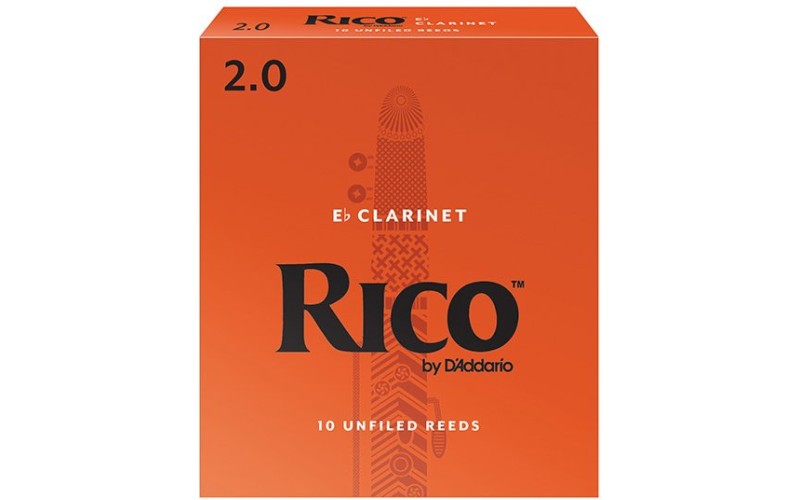 Rico RBA1020 Rico Трости для кларнета Eb, размер 2.0, 10шт