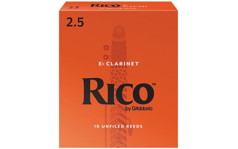 Rico RBA1025 Rico Трости для кларнета Eb, размер 2.5, 10шт