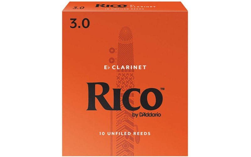 Rico RBA1030 Rico Трости для кларнета Eb, размер 3.0, 10шт