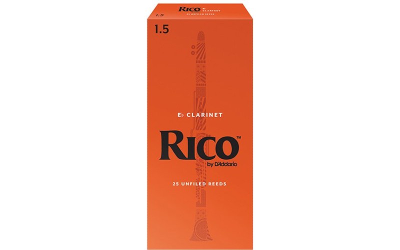 Rico RBA2515 Rico Трости для кларнета Eb, размер 1.5, 25шт