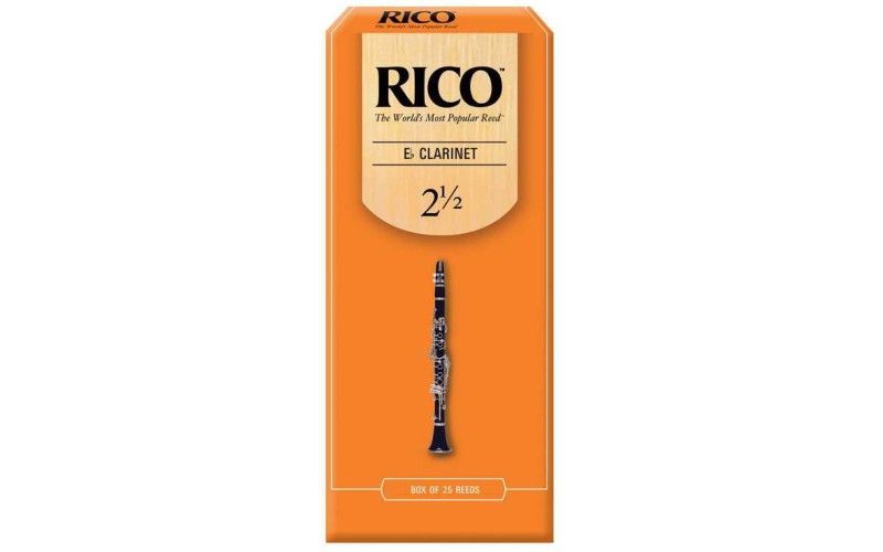 Rico RBA2525 Rico Трости для кларнета Eb, размер 2.5, 25шт