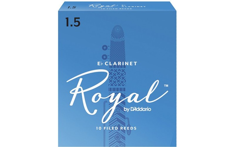 Rico RBB1015 Royal Трости для кларнета Eb, размер 1.5, 10шт