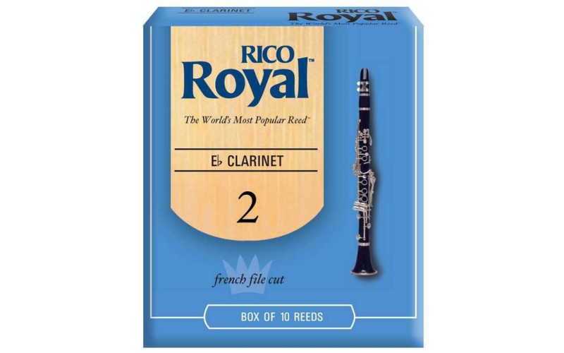 Rico RBB1020 Royal Трости для кларнета Eb, размер 2.0, 10шт