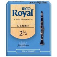 Rico RBB1025 Royal Трости для кларнета Eb, размер 2.5, 10шт