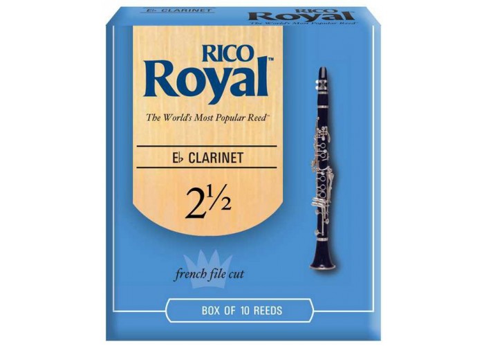 Rico RBB1025 Royal Трости для кларнета Eb, размер 2.5, 10шт