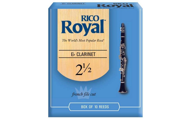 Rico RBB1025 Royal Трости для кларнета Eb, размер 2.5, 10шт