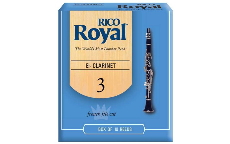 Rico RBB1030 Royal Трости для кларнета Eb, размер 3.0, 10шт