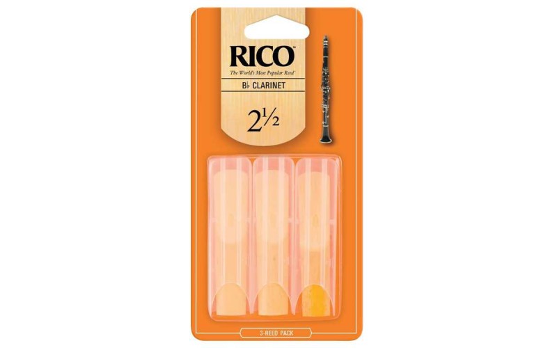 Rico RCA0325 трости для кларнета Bb, RICO (2 1/2), 3шт.в пачке