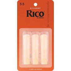 Rico RCA0335 Rico Трости для кларнета Bb, размер 3.5, 3шт