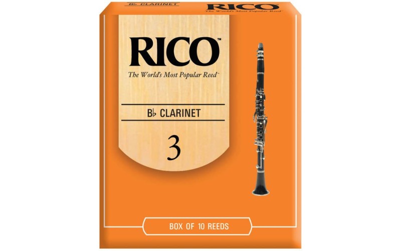 RICO RCA1030  трости для кларнета Bb №3 10 шт
