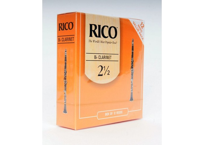 Rico RCA1225 Rico Трости для кларнета Bb, размер 2.5, 12шт