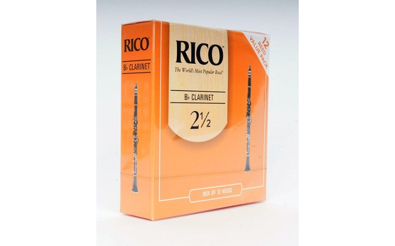 Rico RCA1225 Rico Трости для кларнета Bb, размер 2.5, 12шт
