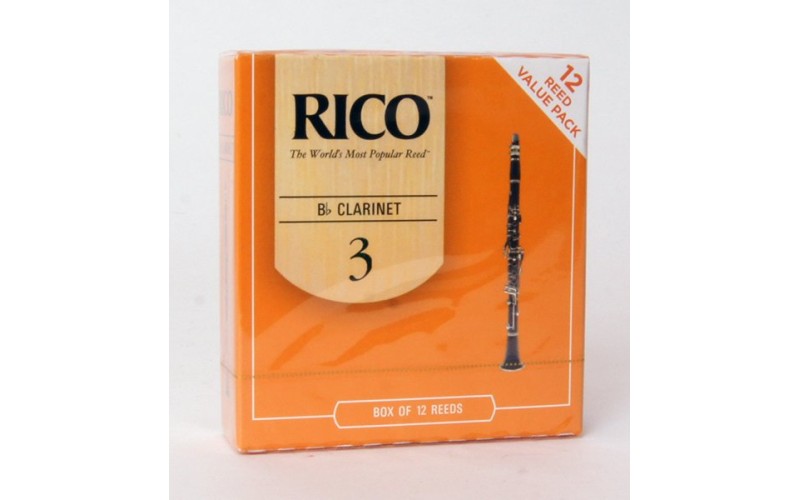 Rico RCA1230 Rico Трости для кларнета Bb, размер 3.0, 12шт