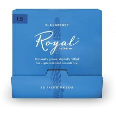 Rico RCB0115-B25 Rico Royal Трости для кларнета Вb, размер 1.5, 25шт в индивидуальной упаковке