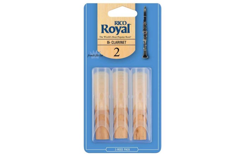 Rico RCB0320 трости для кларнета Bb, Royal (2), 3шт.в пачке