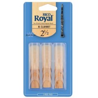 Rico RCB0325 трости для кларнета Bb, Royal (2 1/2), 3шт.в пачке